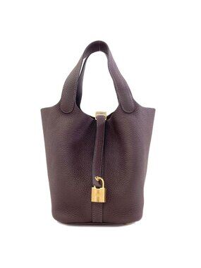 Hermes Picotin Lock PM Gold Handbag Taurillon